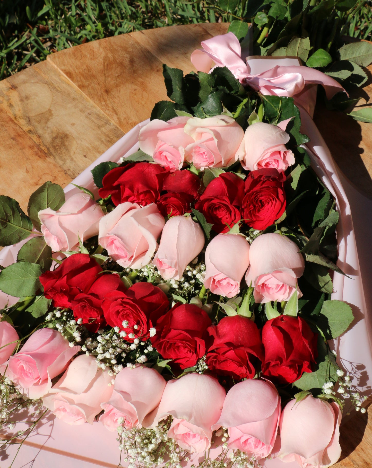 Red & Pink Rose Bouquet